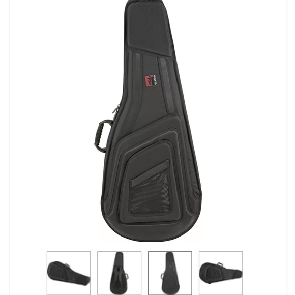 WolfPak Acoustic Guitar Polyfoam Case black with Hygrometer - Picture 2 of 4